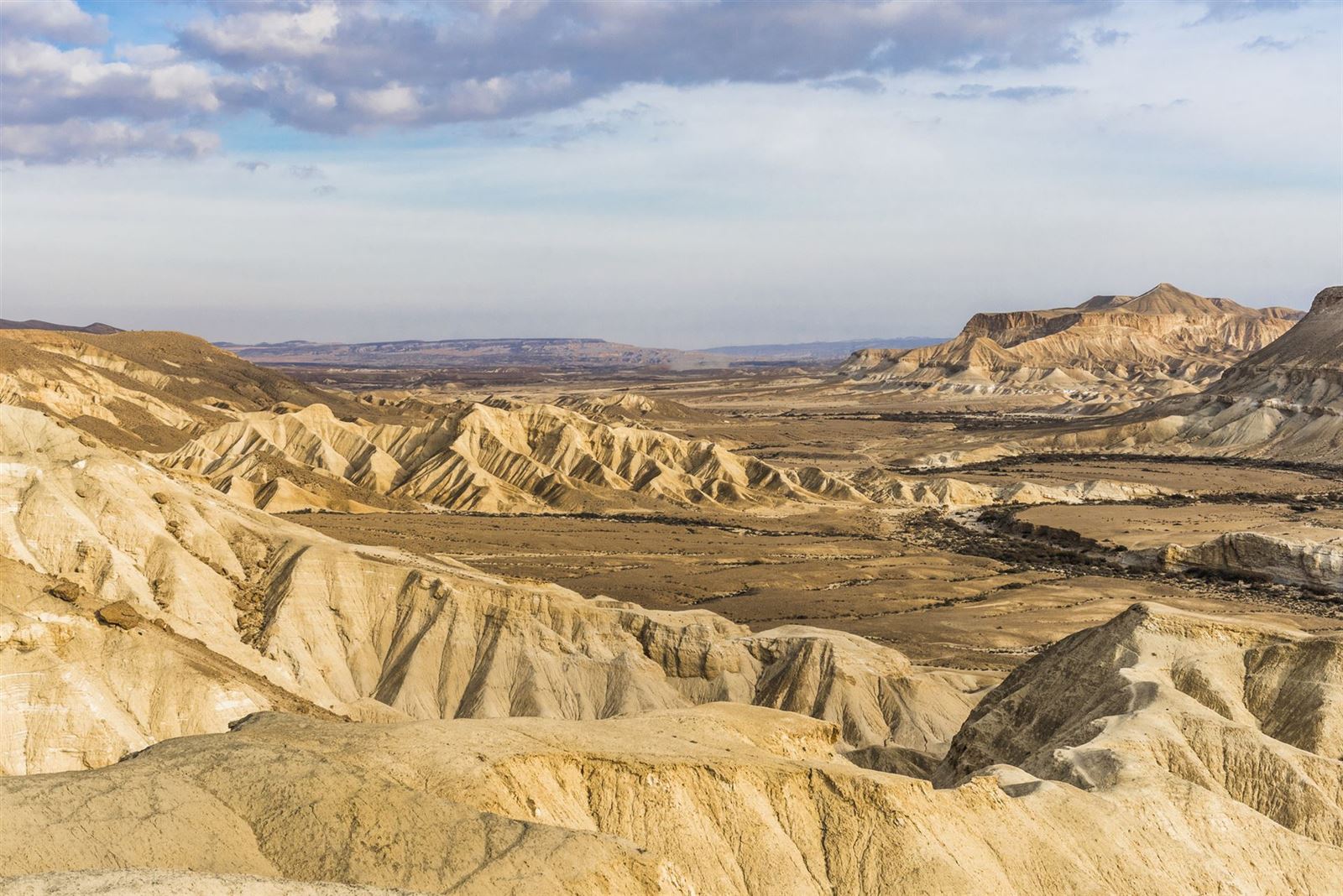 Landschaft der Negev Wüste